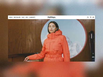 Storefront preview of Halfdays