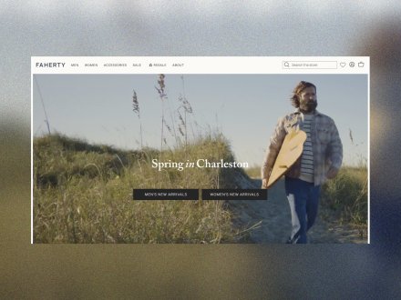 Storefront preview of Faherty