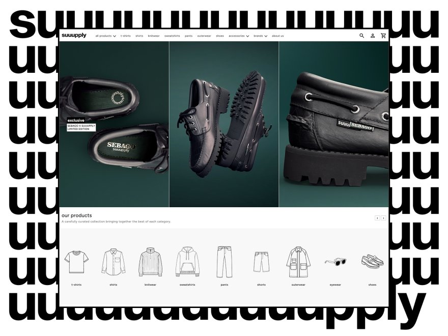 Storefront preview of Suuupply